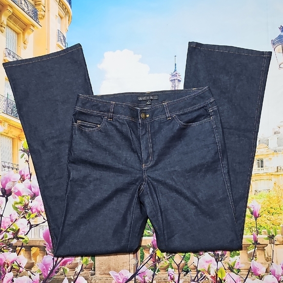 Lafayette 148 New York Blue Denim‎ Jeans Size 8 - Picture 1 of 7